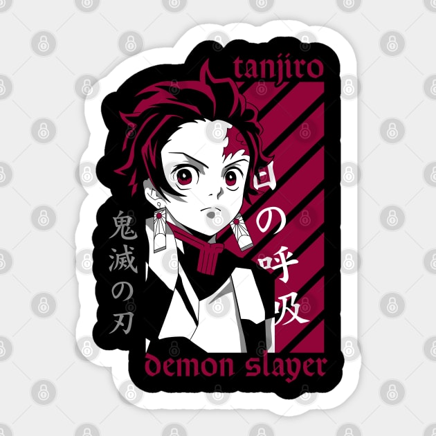 Kimetsu no Yaiba - Kamado Tanjiro Sticker by Otaku Vibes